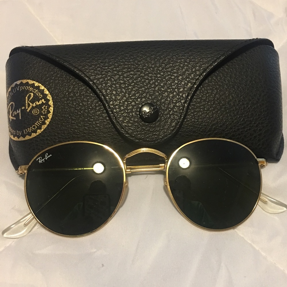 Ray-Ban round metal sunglasses